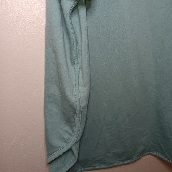 Women's Light Blue Ruffle Sleeve Top - Picture 9 of 9